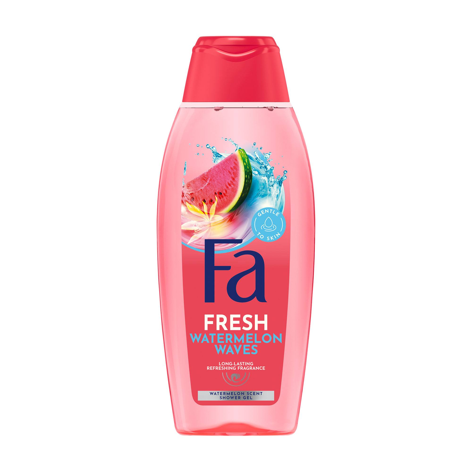 Гель для душу жіночий Fa Fresh + Dry Watermelon Waves з ароматом кавуна, 400 мл